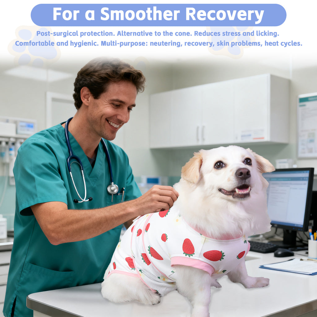 Dog Recovery Suit – Comfortable Post-Surgery Protection | Pet Glam FRUIT